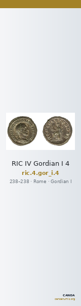 RIC IV Gordian I 4 — CANOA