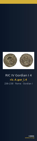 RIC IV Gordian I 4 — CANOA