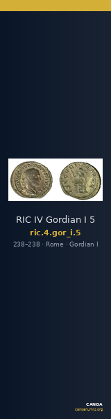 RIC IV Gordian I 5 — CANOA