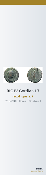 RIC IV Gordian I 7 — CANOA