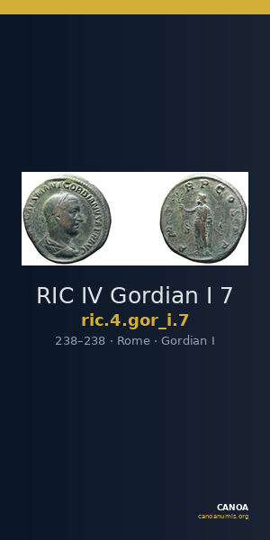 RIC IV Gordian I 7 — CANOA