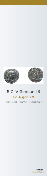 RIC IV Gordian I 9 — CANOA