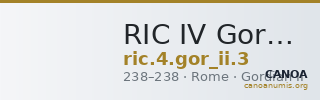 RIC IV Gordian II 3 — CANOA