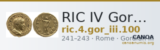 RIC IV Gordian III 100 — CANOA