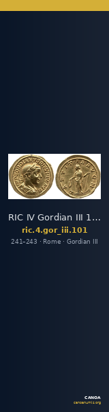 RIC IV Gordian III 101 — CANOA