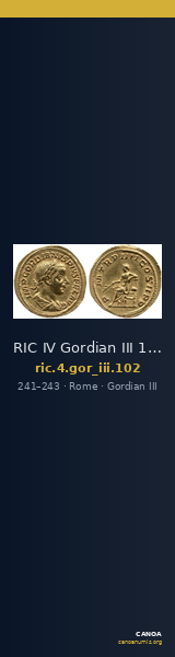 RIC IV Gordian III 102 — CANOA