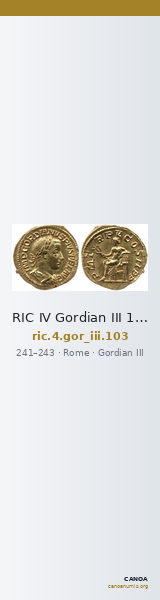 RIC IV Gordian III 103 — CANOA