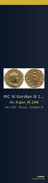 RIC IV Gordian III 106 — CANOA