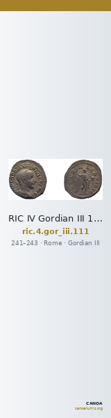 RIC IV Gordian III 111 — CANOA