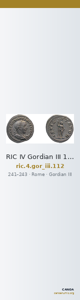 RIC IV Gordian III 112 — CANOA