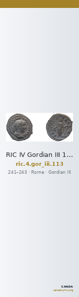 RIC IV Gordian III 113 — CANOA