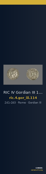 RIC IV Gordian III 114 — CANOA