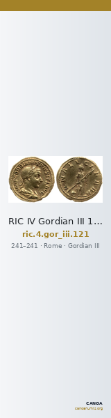 RIC IV Gordian III 121 — CANOA