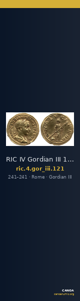 RIC IV Gordian III 121 — CANOA