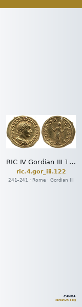 RIC IV Gordian III 122 — CANOA