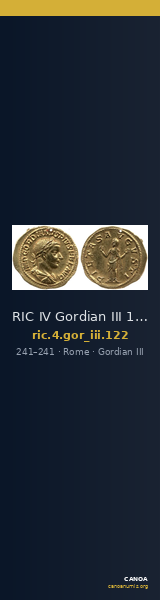 RIC IV Gordian III 122 — CANOA