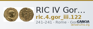 RIC IV Gordian III 122 — CANOA