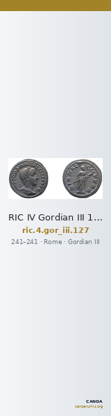 RIC IV Gordian III 127 — CANOA
