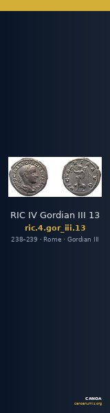 RIC IV Gordian III 13 — CANOA
