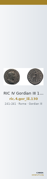 RIC IV Gordian III 130 — CANOA