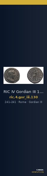 RIC IV Gordian III 130 — CANOA