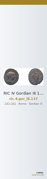 RIC IV Gordian III 137 — CANOA