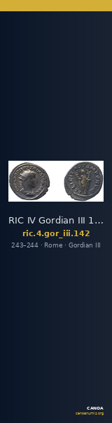 RIC IV Gordian III 142 — CANOA