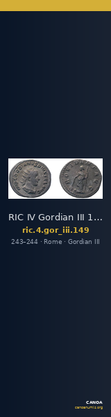 RIC IV Gordian III 149 — CANOA