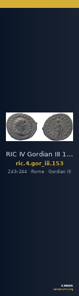 RIC IV Gordian III 153 — CANOA