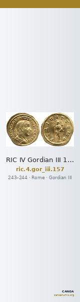 RIC IV Gordian III 157 — CANOA