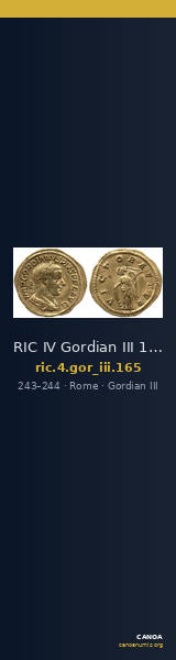 RIC IV Gordian III 165 — CANOA