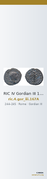 RIC IV Gordian III 167A — CANOA