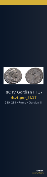RIC IV Gordian III 17 — CANOA