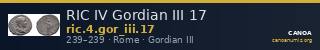 RIC IV Gordian III 17 — CANOA