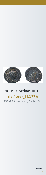 RIC IV Gordian III 177A — CANOA
