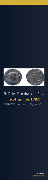 RIC IV Gordian III 178A — CANOA