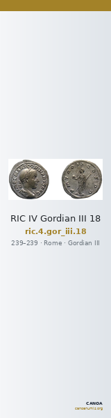 RIC IV Gordian III 18 — CANOA