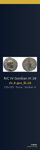 RIC IV Gordian III 18 — CANOA
