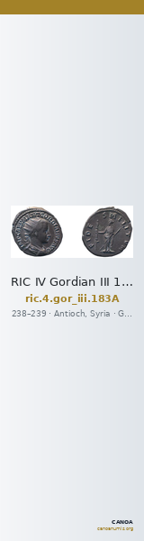 RIC IV Gordian III 183A — CANOA
