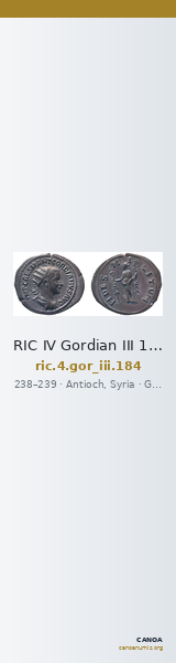 RIC IV Gordian III 184 — CANOA