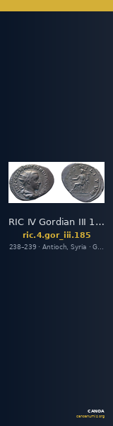 RIC IV Gordian III 185 — CANOA