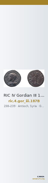 RIC IV Gordian III 187B — CANOA