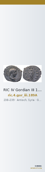 RIC IV Gordian III 189A — CANOA