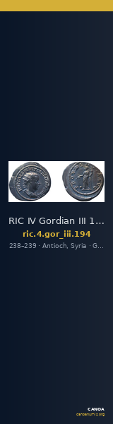 RIC IV Gordian III 194 — CANOA