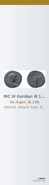 RIC IV Gordian III 196 — CANOA