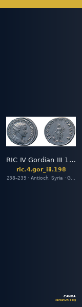 RIC IV Gordian III 198 — CANOA