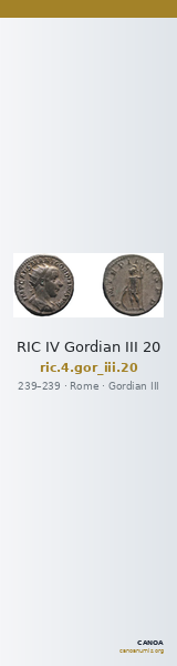 RIC IV Gordian III 20 — CANOA