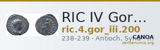 RIC IV Gordian III 200 — CANOA
