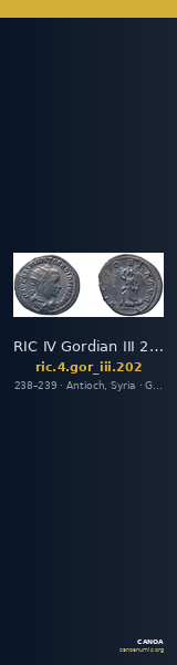 RIC IV Gordian III 202 — CANOA