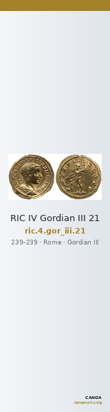 RIC IV Gordian III 21 — CANOA